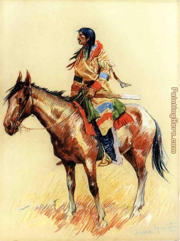 A Breed painting - Frederic Remington A Breed art painting